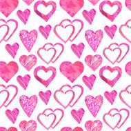 Seamless pattern with hearts N18