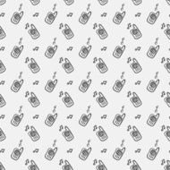 doodle pattern Seamless background N26