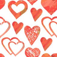Seamless pattern with hearts N20