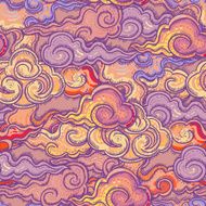 Seamless abstract pattern waves background N4