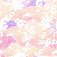 Seamless abstract pattern waves background N8
