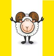 sheep with big horns
