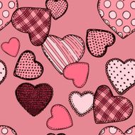 Seamless pattern with hearts N24