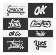 Vector Hand Drawn Type I