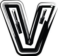 Abstract Letter v