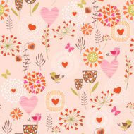 hearts and flowers pattern N2