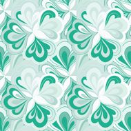 Vector doodle hand drawn seamless floral pattern N2