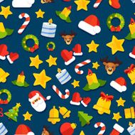 NYChristmasPatternVectorFlatBackground03
