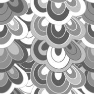 Vector doodle hand drawn abstract black and white seamless pattern N5