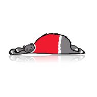 Santa bear sleeping sketch for your design N2
