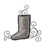 Felt boots sketch for your design