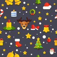 NYChristmasPatternBackgroundGray