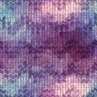 Knitted chevron with doodles pattern