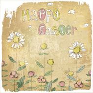 Happy Easter Vintage Card