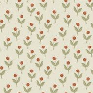 Plant with red berry Seamless pattern vector EPS10