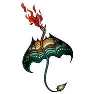 Vector Tribal Decorative Dragon