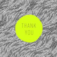 Thank You Hand Drawn Card N2