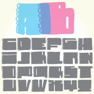 doodle alphabet N4