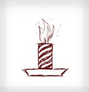 Chritmas candle