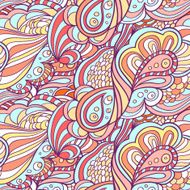 Sea shell seamless pattern