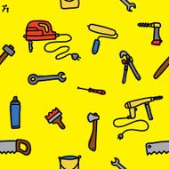 Tools seamless vector pattern N2