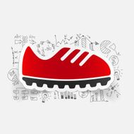 Drawing business formulas sneakers N10