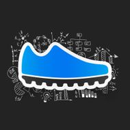 Drawing business formulas sneakers N12