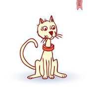 cat icon vector illustration