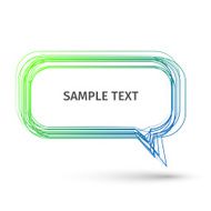 Colorful Hand Drawn Speech Bubbles