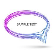 Colorful Hand Drawn Speech Bubbles N2