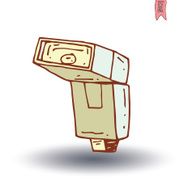 camera flash icon vector illustration