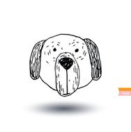 dog icon - illustration N10
