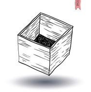 boxes collection doodles set vector illustration N12