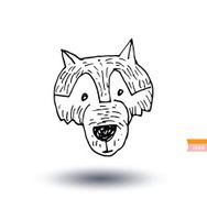 dog icon - illustration N13