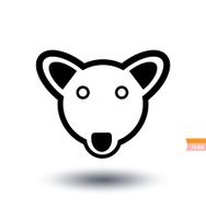 dog icon - illustration N16