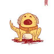 dog icon - illustration N19