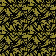 Bamboo leaves Seamless Pattern