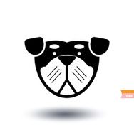 dog icon - illustration N23