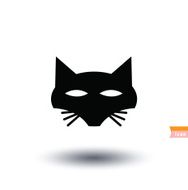 cat icon vector illustration N11