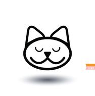 cat icon vector illustration N13
