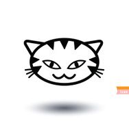 cat icon vector illustration N16