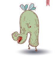 cartoon monster vector illustration N5