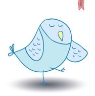 Bird icon vector illustration N6
