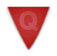Bunting flag letter Q