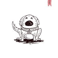 dog icon - illustration N28