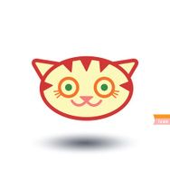 cat icon vector illustration N18