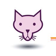 cat icon vector illustration N20