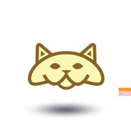 cat icon vector illustration N22