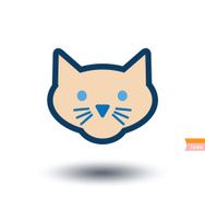 cat icon vector illustration N28