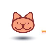 cat icon vector illustration N29